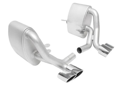 Porsche 996 Carrera Sport Side Mufflers - Polished Chrome X-50 Style Tips - SOUL Performance