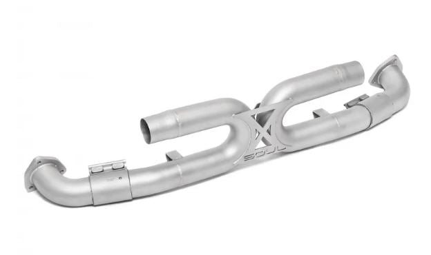 Porsche 997.2 Carrera Center Muffler Bypass Exhaust - SOUL Performance