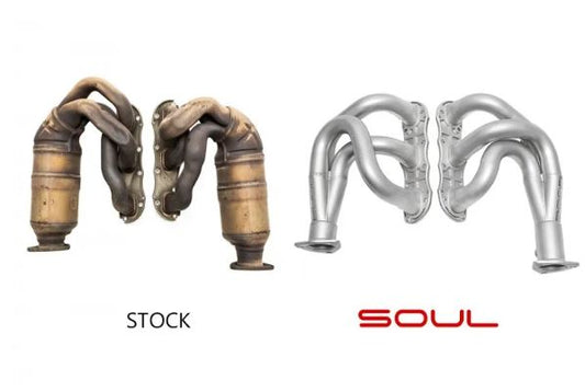 Porsche 997.2 Carrera Long Tube Competition Headers (catless) - SOUL Performance