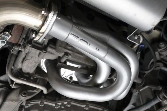 Porsche 997.2 Carrera Long Tube Competition Headers (catless) with O2 Spacers (pair) - SOUL Performance