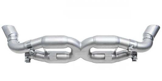 Porsche 997.2 Turbo X-Pipe Exhaust - GT2 Style Single Wall Tips - SOUL Performance