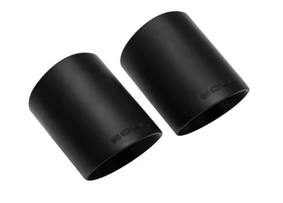 Porsche 997 / 997.2 GT3 Modular Competition Exhaust Package - Valved - 3.5" Black Double Wall Tips - SOUL Performance