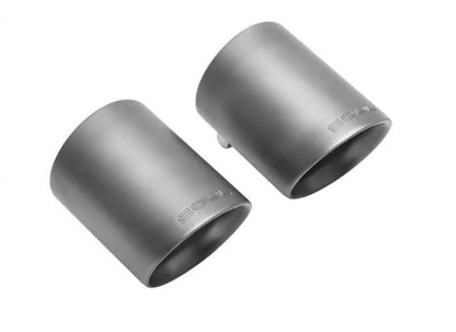 Porsche 997 / 997.2 GT3 Center Muffler Bypass Exhaust  - 3.5" Gunmetal Double Wall Tips - SOUL Performance