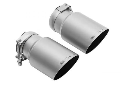 Porsche 997 / 997.2 GT3 Modular Competition Exhaust Package - Non-Valved - 3.5" Slash Cut Single Wall Tips  (Signature Satin) - SOUL Performance