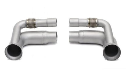 Porsche 997 / 997.2 GT3 Side Muffler Bypass Pipes (non-valved) - SOUL Performance