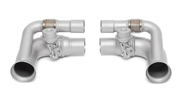 Porsche 997 / 997.2 GT3 Side Muffler Bypass Pipes (Valved) - SOUL Performance