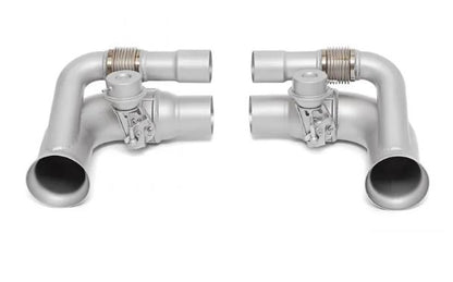 Porsche 997 / 997.2 GT3 Side Muffler Bypass Pipes (Valved) - SOUL Performance