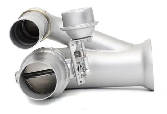 Porsche 997 / 997.2 GT3 Modular Competition Exhaust Package - Valved - 3.5" Straight Cut Single Wall Tips  (Brushed Finish) - SOUL Performance