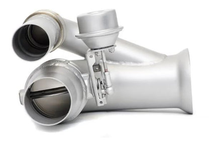 Porsche 997 / 997.2 GT3 Modular Competition Exhaust Package - Valved - 3.5" Slash Cut Single Wall Tips  (Signature Satin) - SOUL Performance