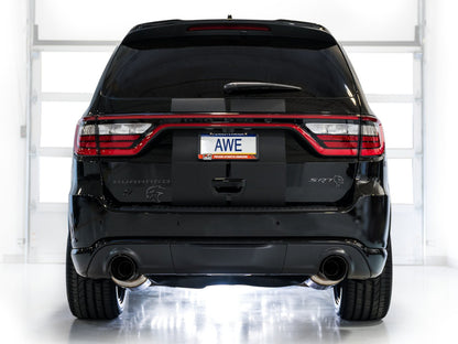 AWE Tuning 18-23 Dodge Durango SRT & Hellcat Track Edition Exhaust - Diamond Black Tips