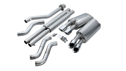Corsa 1992-1995 Chevrolet Corvette C4 5.7L V8 LT1 Sport Cat-Back Exhaust w/ Twin 3.5in Polished Tips