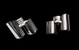 BMW M3 E90/E92/E93 (COUPE) iPE Tips (Chrome Black)(Dual Side Dual Out Tips)