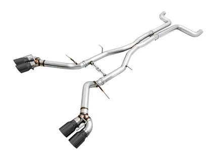 AWE Tuning 16-19 Chevy Camaro SS Non-Res Cat-Back Exhaust - Track Edition (Quad Diamond Black Tips)