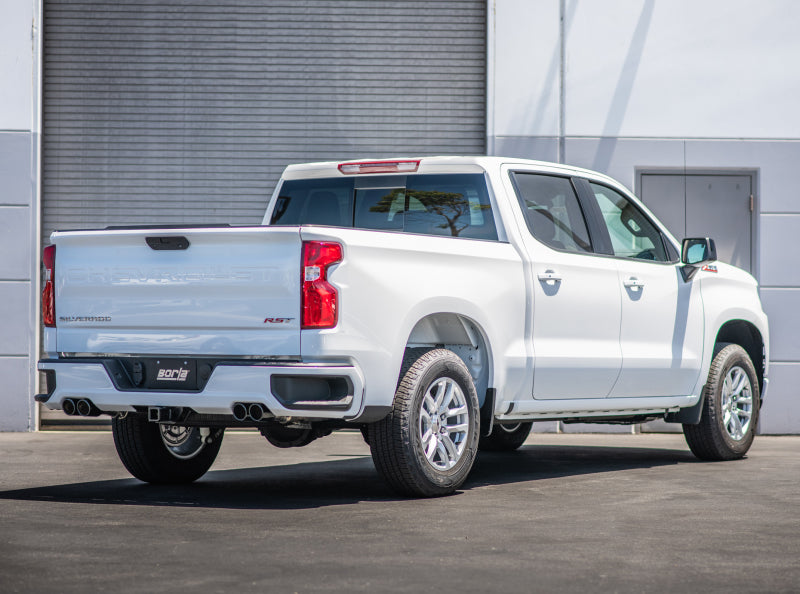 Borla 2019 Chevrolet Silverado 1500 6.2 w/ 147in WB 2.75in S-Type Catback Exhaust -Black Chrome Tips