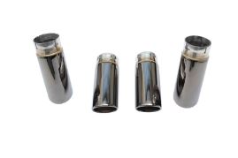 BMW 335i F30 iPE Tips (Chrome Black)(Dual Side Single Out)