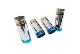 BMW 420i/425i/430i G22/G23/G26 iPE Tips (Titanium Blue)(Dual Side Single Out)