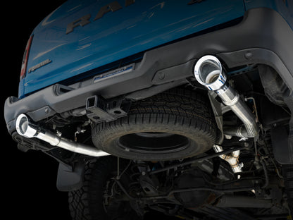 AWE Tuning 19-21 RAM 1500 5.7L (w/Cutouts) 0FG Dual Rear Exit Cat-Back Exhaust - Chrome Silver Tips