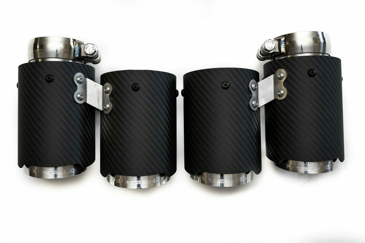 Fabspeed Porsche 991 Carrera Deluxe Quad-Style Tips (PSE / Carrera S) (2012-2016)