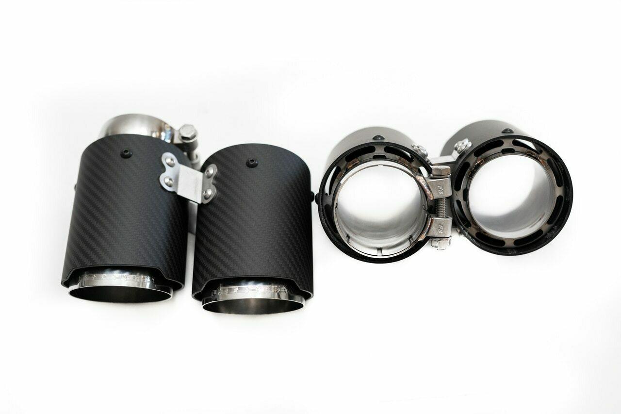 Fabspeed Porsche 991 Carrera Deluxe Quad-Style Tips (PSE / Carrera S) (2012-2016)