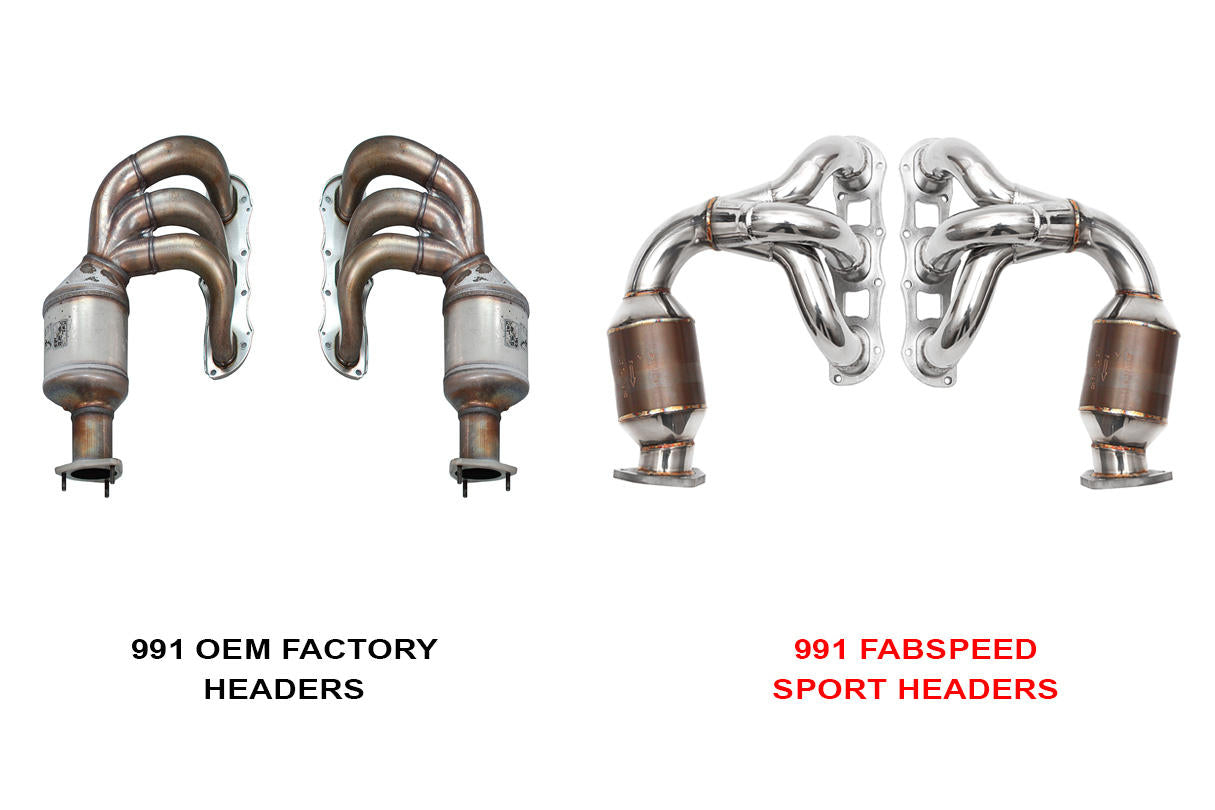 Fabspeed Porsche 991 Carrera Sport Headers (2012-2016)