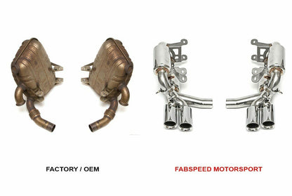 Fabspeed Porsche 996 Carrera Supercup Exhaust System (1999-2004)