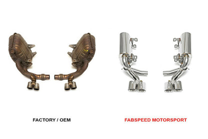 Fabspeed Porsche 997 Carrera Maxflo Performance Exhaust System (2005-2008)