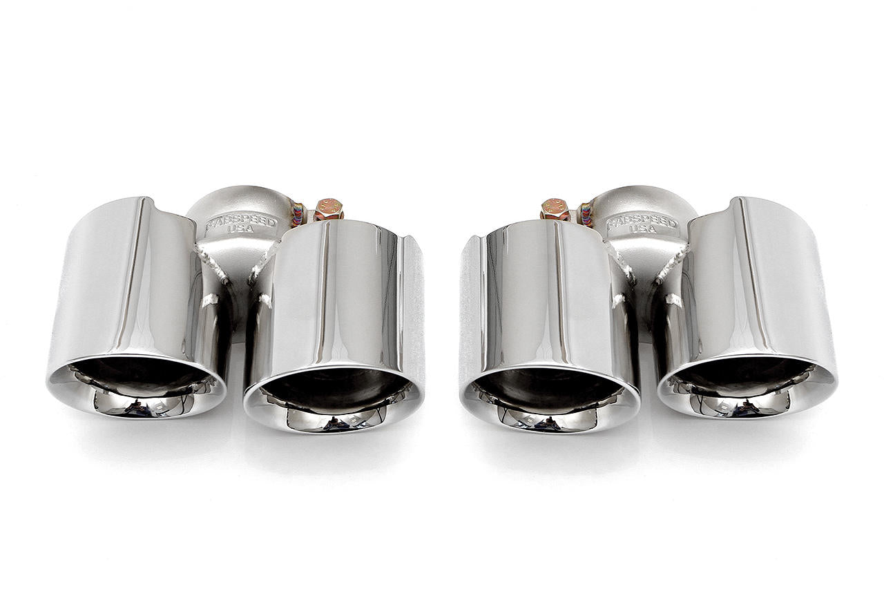 Fabspeed Porsche 997.2 Carrera Deluxe Quad-Style Tips (2009-2012)