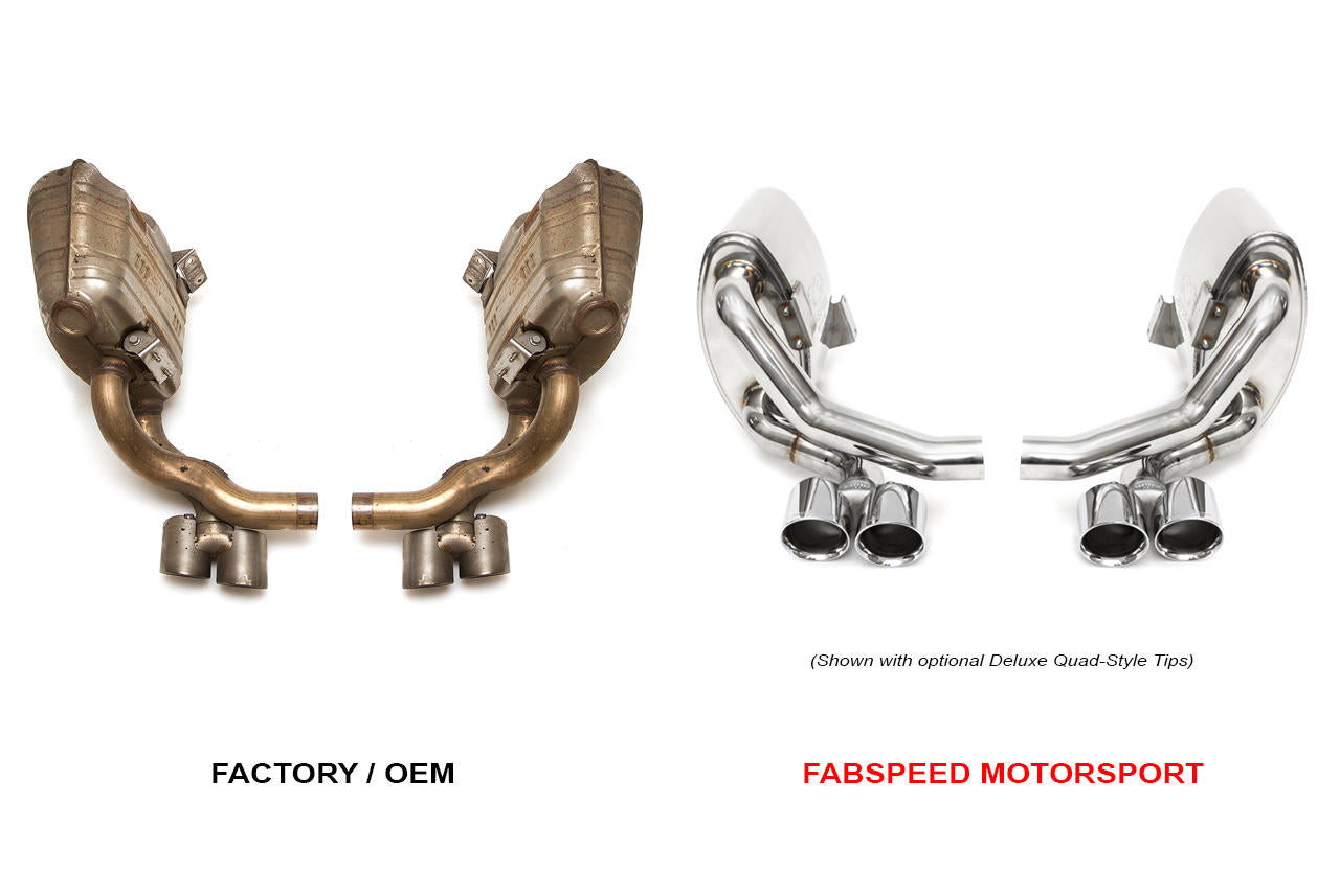 Fabspeed Porsche 997.2 Carrera Maxflo Performance Side Exhaust System (2009-2012)