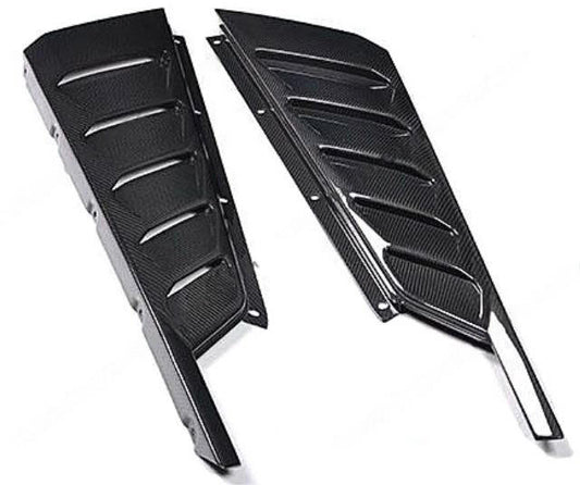 Fabspeed Carbon Fiber Rear Window Louvers - Lamborghini Huracan LP610 Coupe