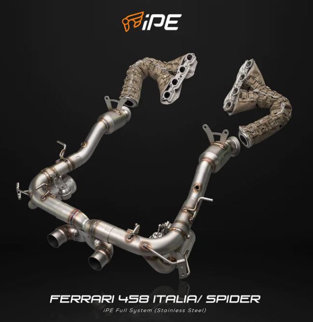 Ferrari 458 Italia/Spider iPE Cat Back System