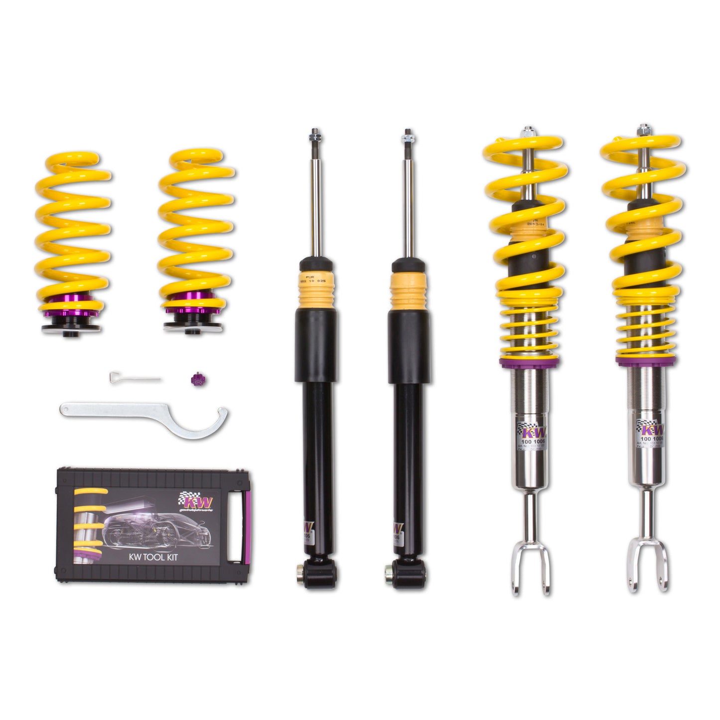 KW COILOVER KIT 10210065 V1 AUDI S4 T-8E 8H QB6 WAGON CONVERTIABLE (YRS 03/03-07)