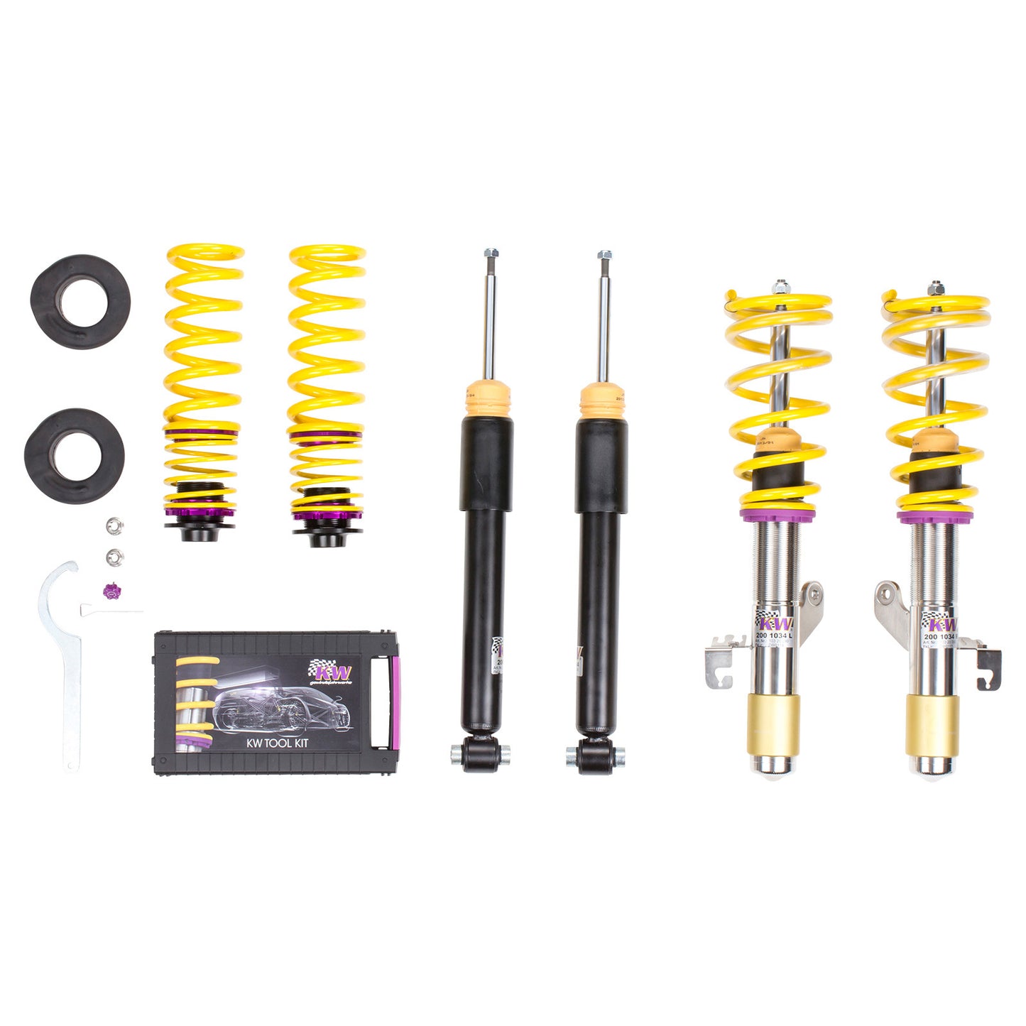 KW COILOVER KIT 1022000R V1 BMW 3 SERIES 4WD(F30) 3L 4-CYL 4S COUP 4WD(F32)3C W/O EDC