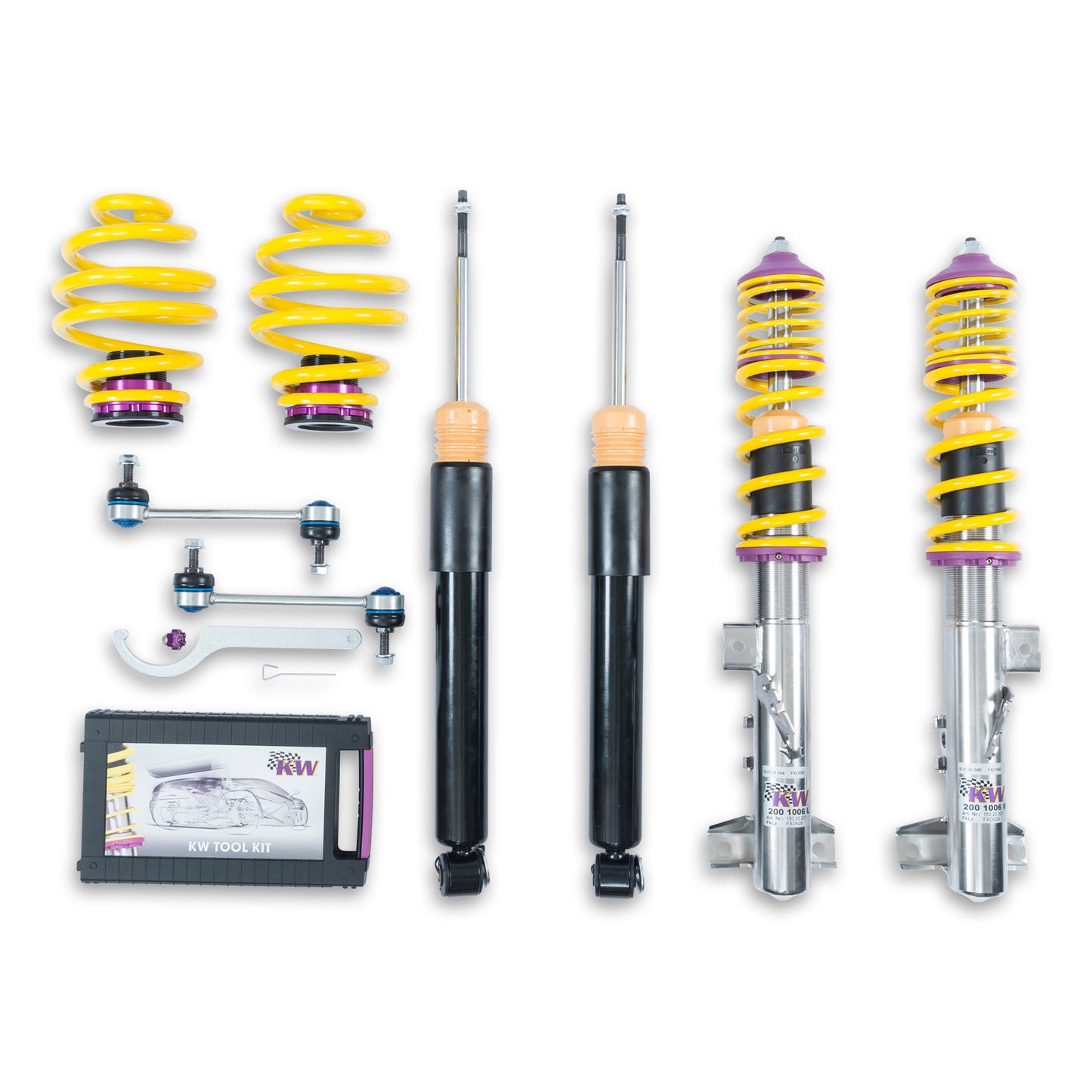 KW COILOVER KIT 15220012 V2 95-99 BMW M3 E36 (M3B M3/B) 95-99 M3 E36 (M3B, M3/B) COUPE, CONVERTIBLE