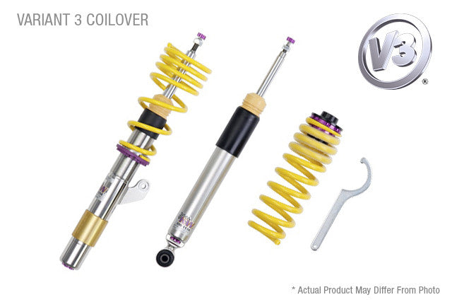 KW COILOVER KIT 3521000T V3 2015 AUDI S3 QUATTRO 8V BUNDLE WITH EDC