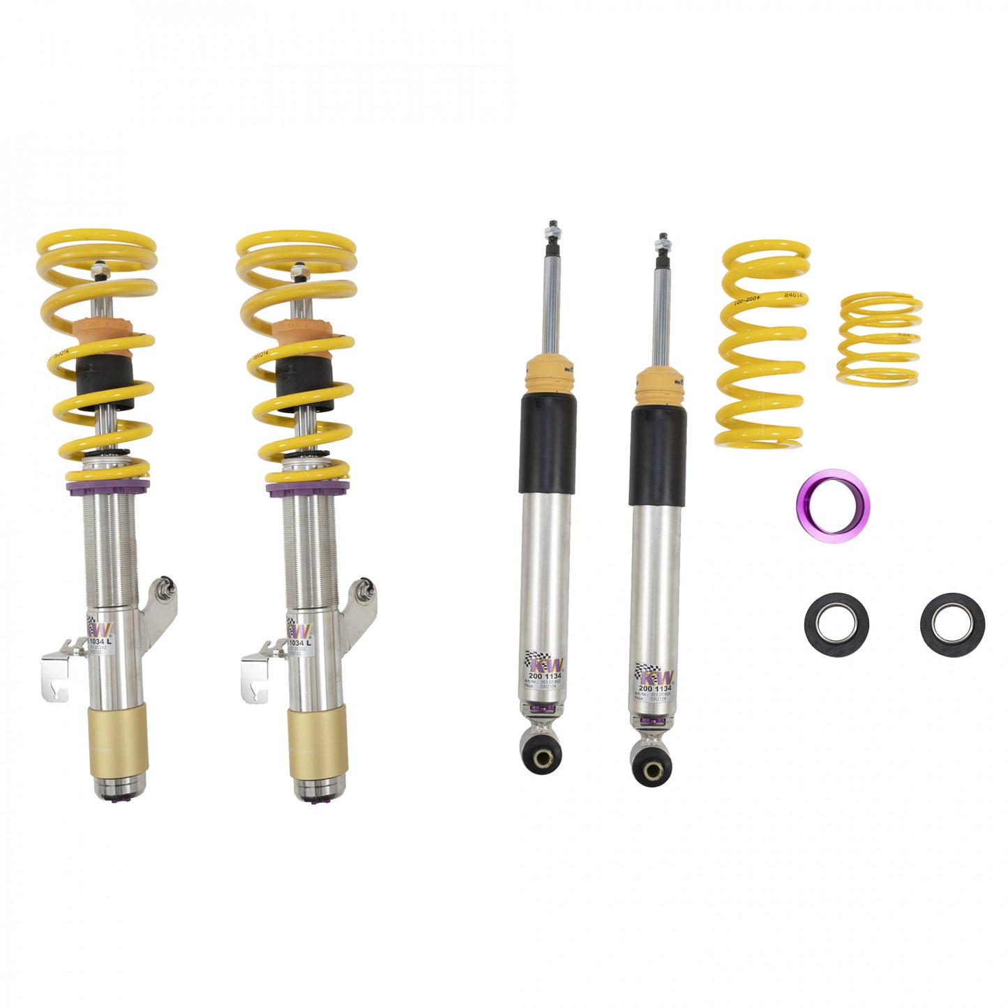 KW COILOVER KIT 3522000L V3 2014+ BMW 4 SERIES F33 435I CONVERTIBLE RWD, WITH EDC