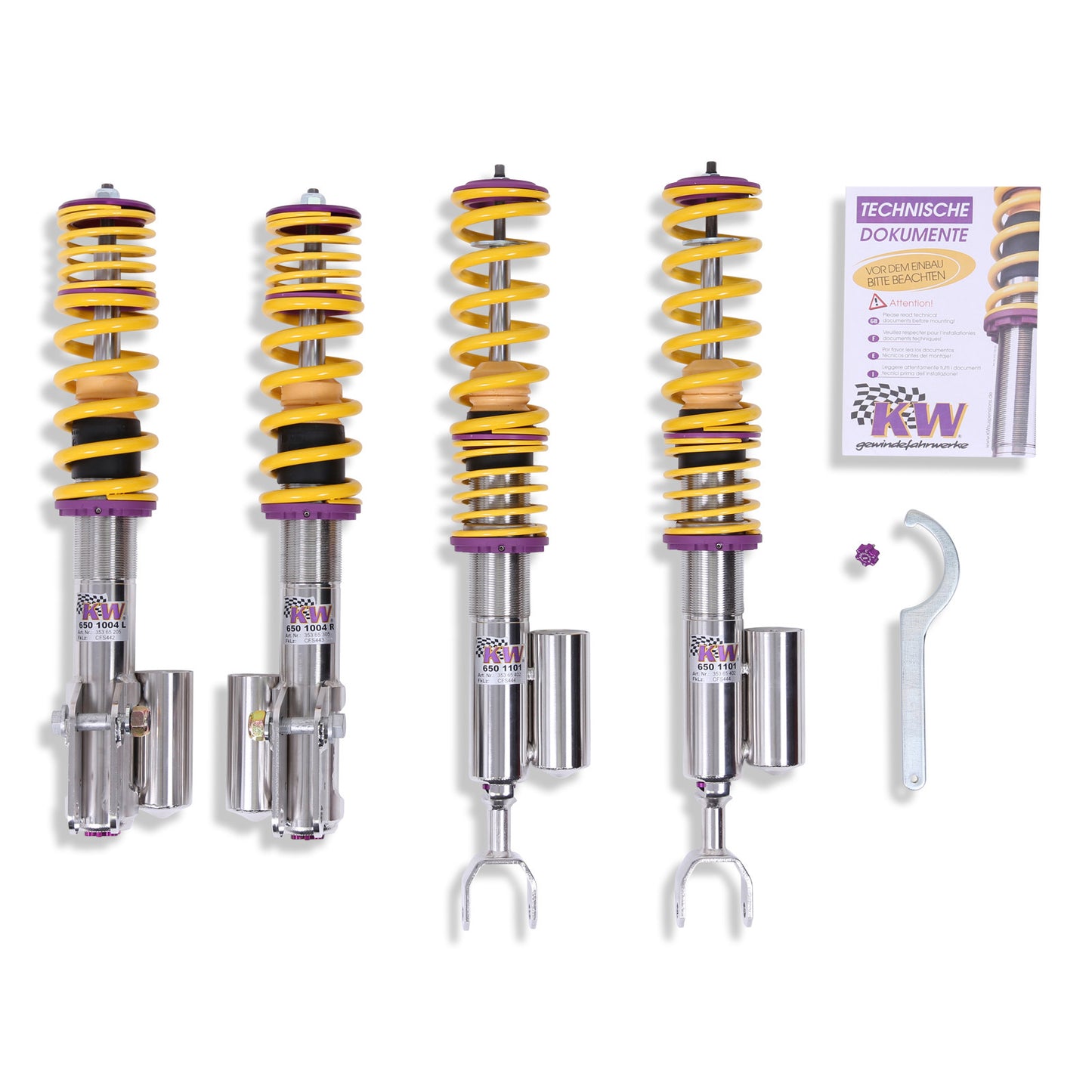 KW COILOVER KIT 35265006 V3 03/04- MITSUBISHI LANCER (CT0) 03/04- LANCER (CT0) EVO 8, EVO 9