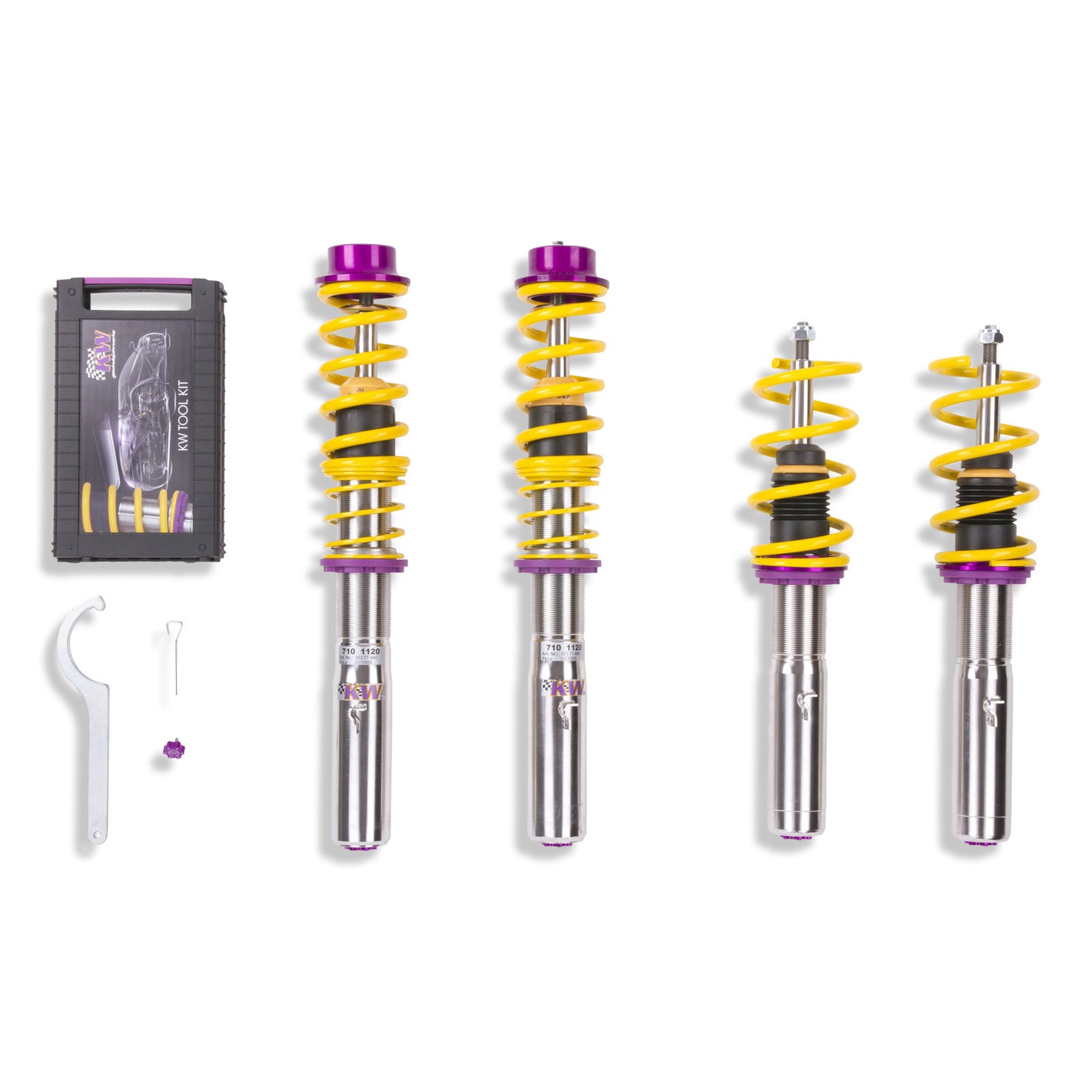 KW COILOVER KIT 35271048 V3 INOX- PORSCHE CAYMAN BOXSTER FOR CARS W/O PASM- T981