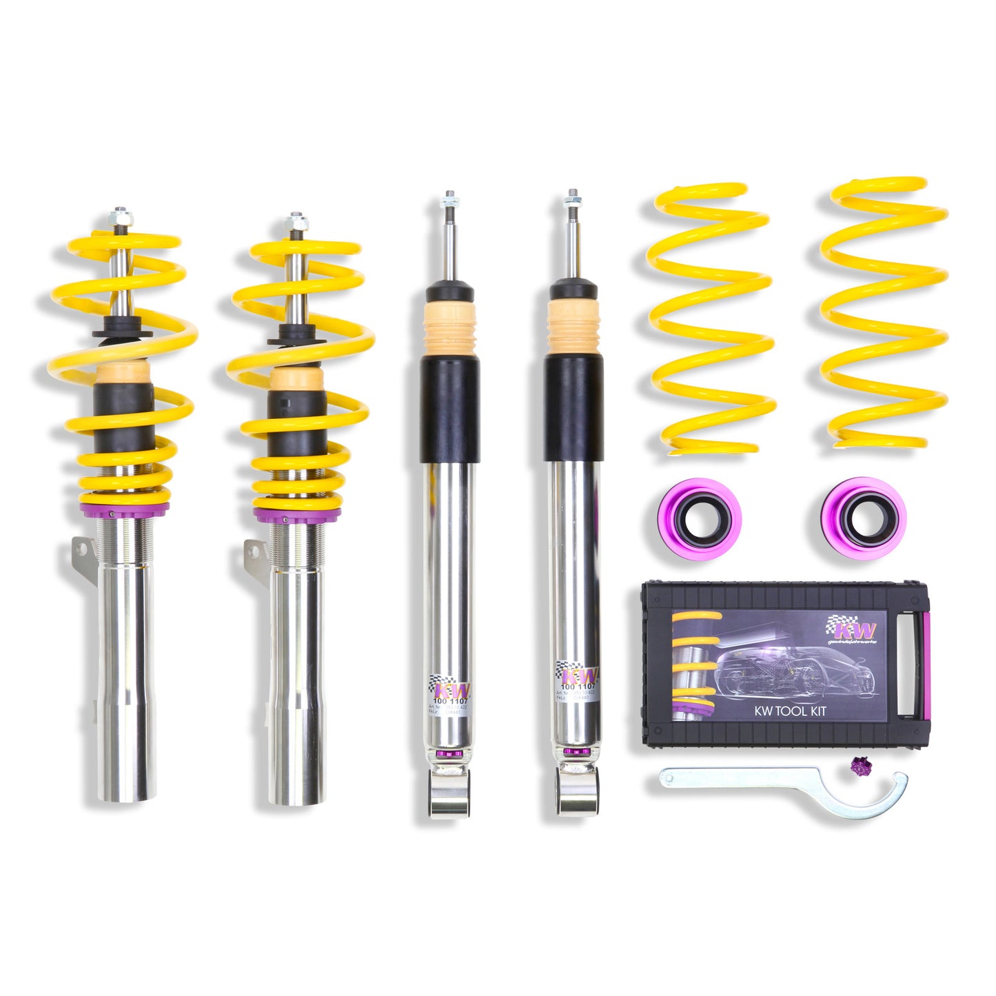 KW COILOVER KIT 35281030 V3 09/06- AUDI TT (8J) COUPE 2W 09/06- TT; (8J) COUPÉ, 2WD (4