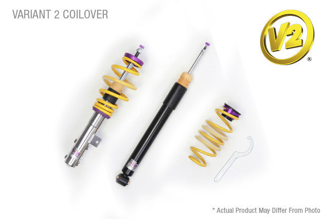 KW COILOVER KIT 15280011 V2 10/96- VOLKSWAGEN PASSAT (3B 10/96- PASSAT (3B, 3BG) SEDAN + WAGON; 2WD, 6CYL.